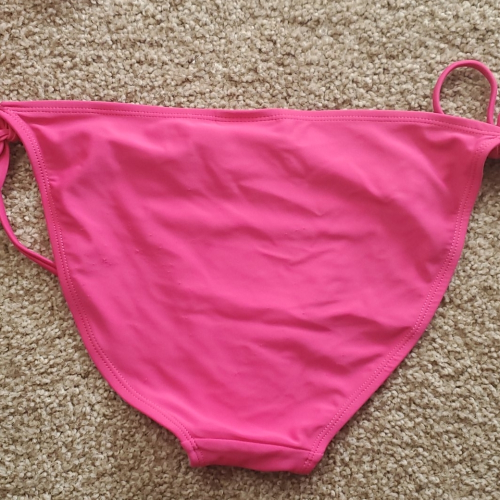 Pink Ruffle Triangle Bikini - Picture 8 of 9